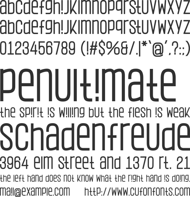 Ragnear Display font preview