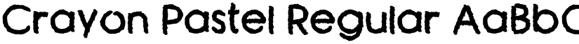 Crayon Pastel Regular font