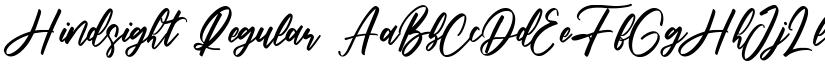 Hindsight Regular font
