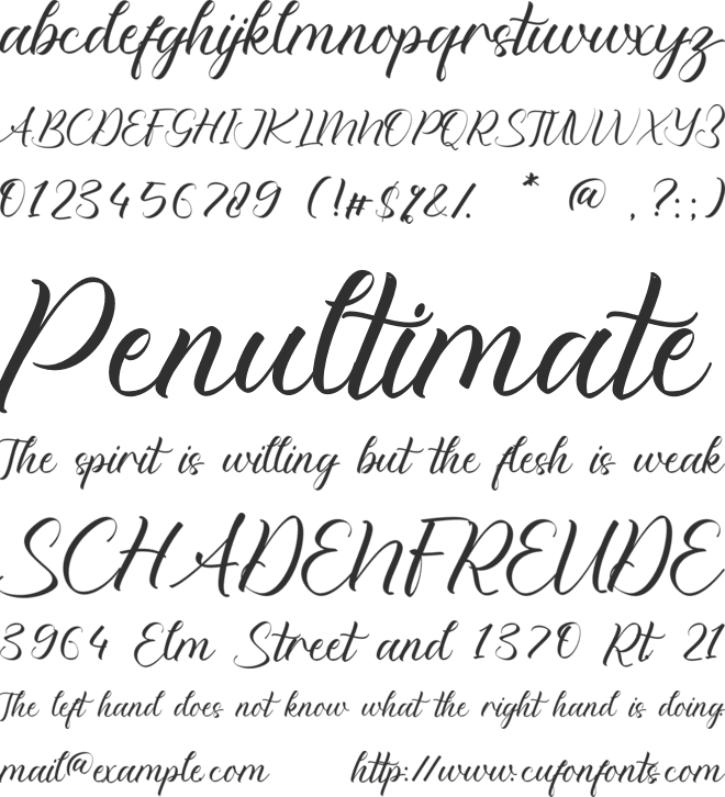 Wrenley Marlowe font preview
