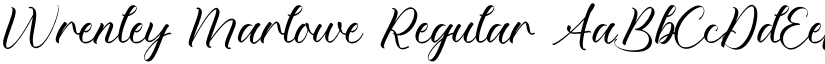 Wrenley Marlowe Regular font