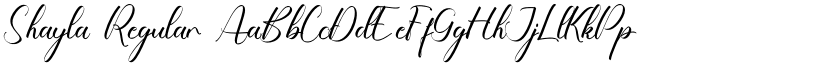 Shayla Regular font