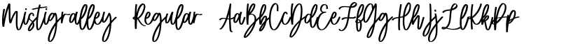 Mistigralley font download
