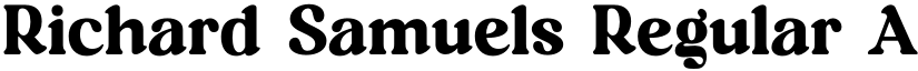 Richard Samuels Regular font