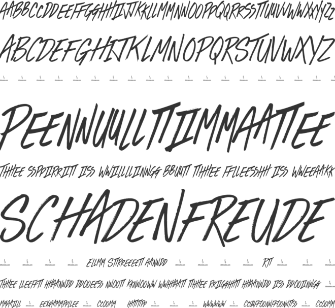 Sorry Mommy font preview