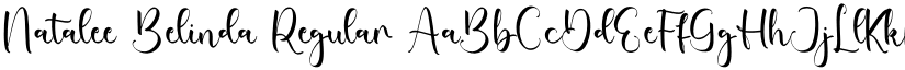 Natalee Belinda font download