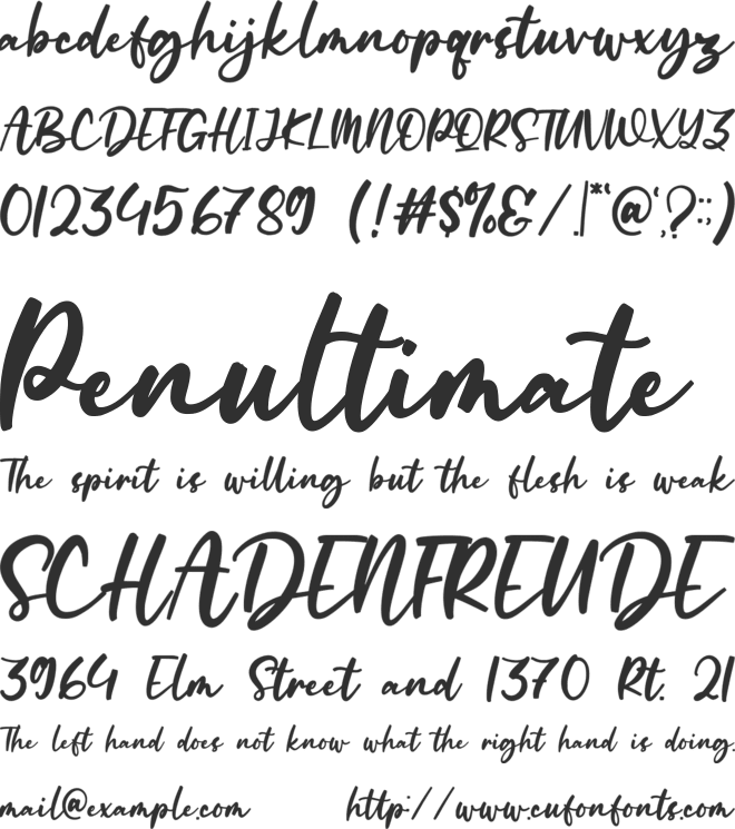 Delightifull font preview