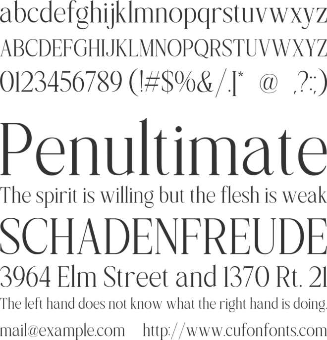 Nillota font preview