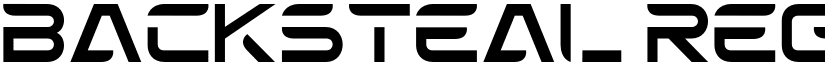 Backsteal font download