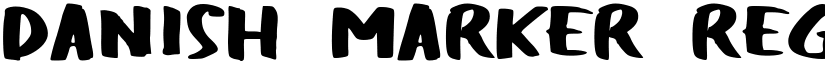 Danish Marker Regular font