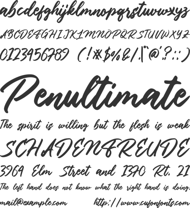 Remidi Cinta font preview