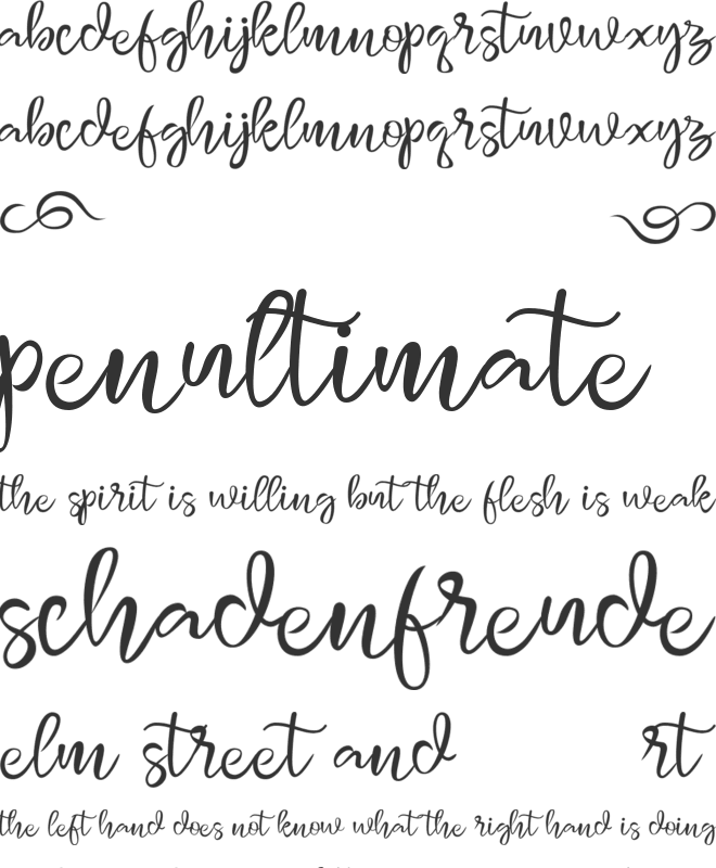 monggolah font preview