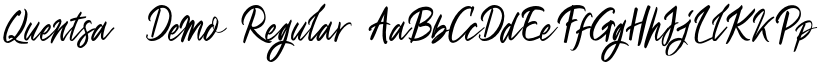 Quentsa  Demo font download