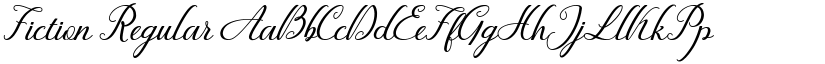 Fiction Regular font