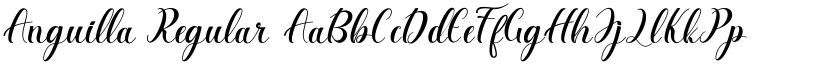 Anguilla Regular font