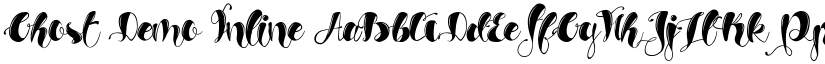 Ghost Demo Inline font