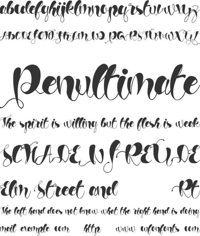 Ghost Demo font preview