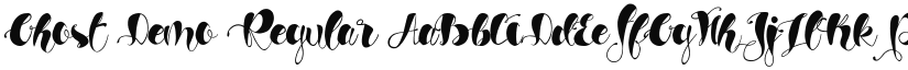 Ghost Demo font download