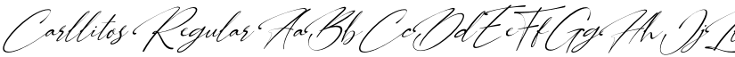Carllitos Regular font
