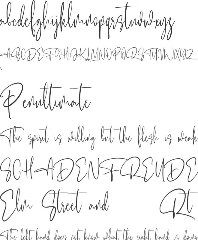 Alentropics Free font preview