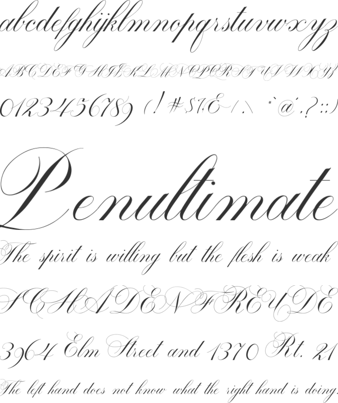 Batta Quath font preview