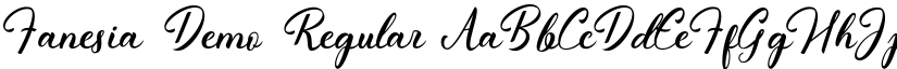 Fanesia Demo font download