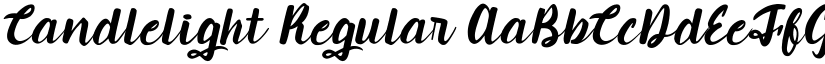 Candlelight Regular font