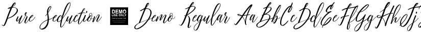 Pure Seduction - Demo font download