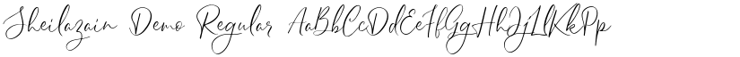 Sheilazain Demo Regular font