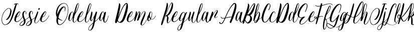 Jessie Odelya Demo font download