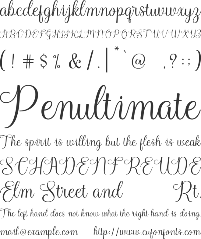 Harland Script Demo font preview