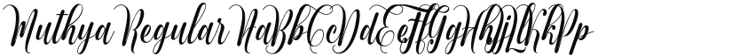 Muthya font download