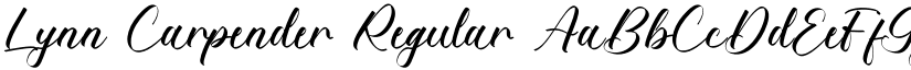 Lynn Carpender Regular font