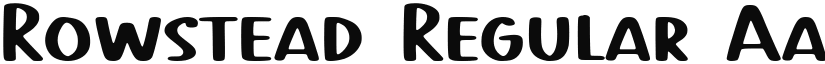 Rowstead Regular font