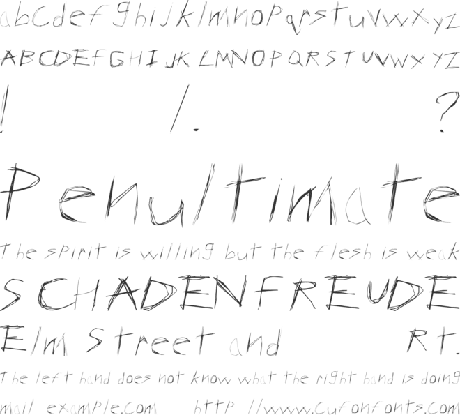 Anarchy font preview