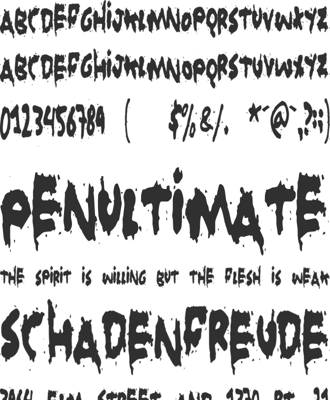 Grunt Reaper font preview