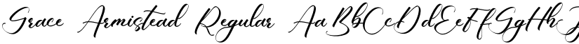 Grace Armistead Regular font