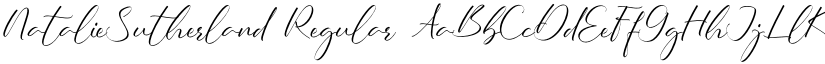 NatalieSutherland font download