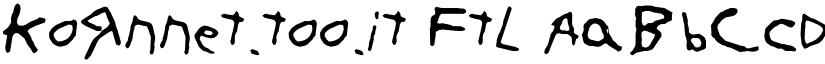 KoRnNet.too.it FTL font