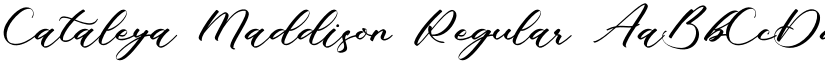 Cataleya Maddison font download
