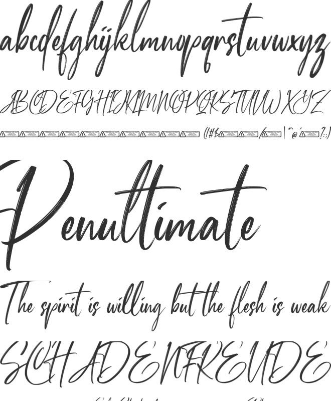 Starford font preview