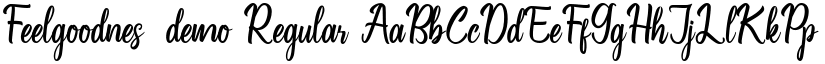 Feelgoodnes_demo Regular font