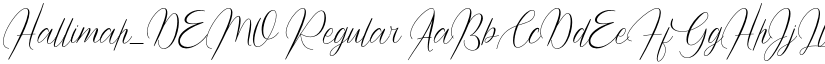 Hallimah_DEMO Regular font