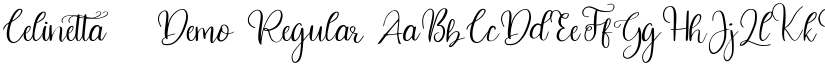 Celinetta - Demo font download