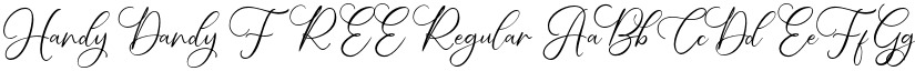 Handy Dandy FREE Regular font
