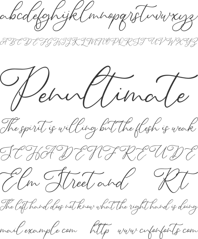 Alternation FREE font preview