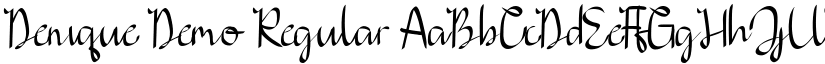 Denique Demo Regular font