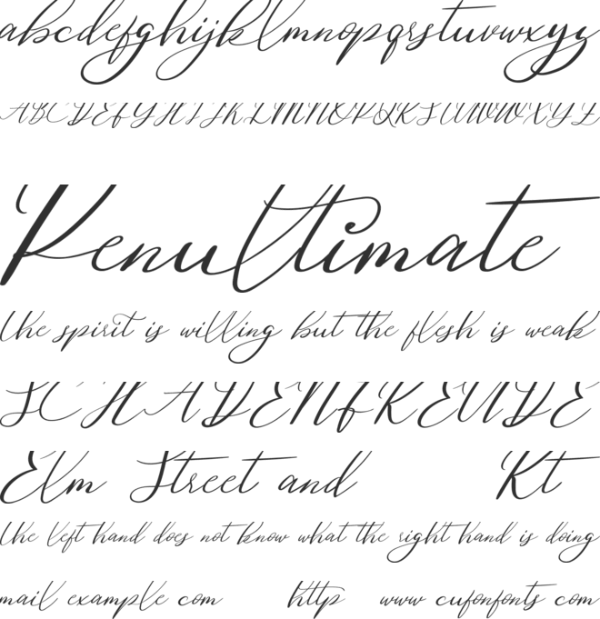 Dovetail Demo font preview