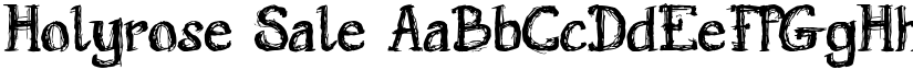 Holyrose Sale font