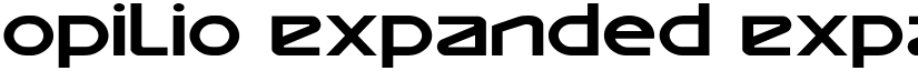Opilio Expanded Expanded font